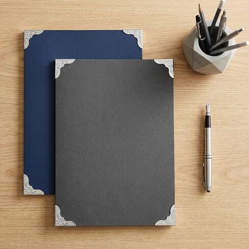 120pcs Metal Book Corner Protectors, Vintage Photo Corners Protectors for Scrapbooking, Decorative Paperback Edge Guard Accessories for Journal Book Notebook Photo Album- 4 Colors in Kuwait