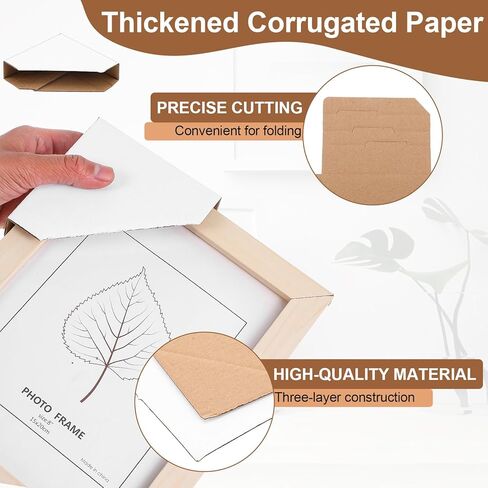 120 Pack Adjustable Cardboard Corners for Packing Artwork, Picture Frame Corner Protectors - Cardboard Corner Protectors for 1", 1.5" & 2.2" Frames Shipping Moving Storage in Saudi Arabia