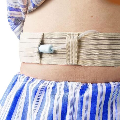 حزام غسيل الكلى البريتوني المسامي، حزام غسيل الكلى البطني للرجال والنساء، حزام غسيل الكلى البطني لـ PD، G، PEG، J-Tube ثابت، حزام حماية القسطرة قابل للتعديل وقابل للتنفس (L) in Kuwait