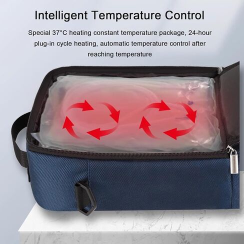 2L/4L Portable Peritoneal Dialysis Fluid Warmer, 37℃ Peritoneal Dialysis Fluid Heating Constant Temperature Box, with Digital Screen Display, for Home and Car Use in Saudi Arabia