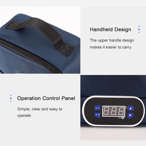 2L/4L Portable Peritoneal Dialysis Fluid Warmer, 37℃ Peritoneal Dialysis Fluid Heating Constant Temperature Box, with Digital Screen Display, for Home and Car Use in Saudi Arabia