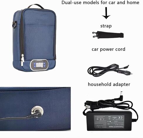 2L/4L Portable Peritoneal Dialysis Fluid Warmer, 37℃ Peritoneal Dialysis Fluid Heating Constant Temperature Box, with Digital Screen Display, for Home and Car Use in Saudi Arabia