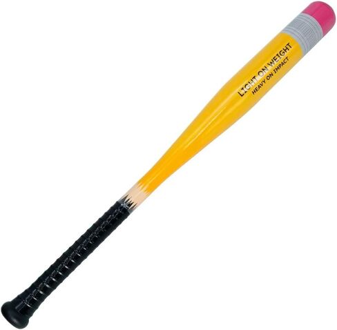 Pencil Bat - Plastic Youth Baseball Bat and Ball Set - Reinforced Durable Barrel ~29" - Backyard Baseball Games Gift - Balanced Weight - Easy to Swing in Saudi Arabia