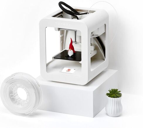 طابعة Toybox ثلاثية الأبعاد للمبتدئين والأطفال مع طباعة سريعة، إعداد سهل، تصميم آمن، تطبيق مجاني مع إمكانية الوصول إلى أكثر من 7000 لعبة رقمية، 1 خيوط متضمنة - Alpha Three in Kuwait