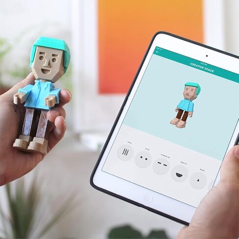 طابعة Toybox ثلاثية الأبعاد للمبتدئين والأطفال مع طباعة سريعة، إعداد سهل، تصميم آمن، تطبيق مجاني مع إمكانية الوصول إلى أكثر من 7000 لعبة رقمية، 1 خيوط متضمنة - Alpha Three in Kuwait