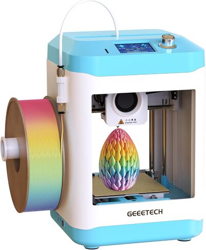 طابعة ثلاثية الأبعاد صغيرة مجمعة بالكامل للأطفال والمبتدئين - مجموعة بداية كاملة مع آلة طباعة ثلاثية الأبعاد ذات تسوية تلقائية، لفة واحدة من الشعيرات، وبطاقة SD، سرعة عالية 250 مم/ثانية، دقة عالية، للمنزل المدرسي in Kuwait