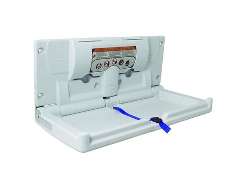 Bradley Corporation 9631-000000 Bradley 9631-000000 Rectangular Baby Changer, Gray in Saudi Arabia