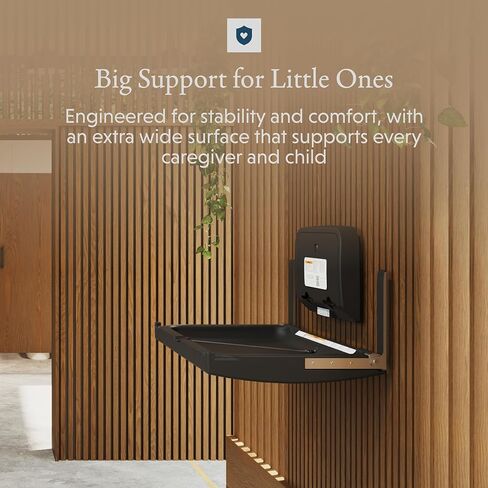 محطة تغيير حفاضات الأطفال من سوفا إيليمينت على السطح الأفقي مع موزع بطانة - أسود in Kuwait