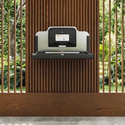 محطة تغيير حفاضات الأطفال من سوفا إيليمنت على السطح الأفقي مع موزع للبطانة والبطانة - أسود in Kuwait