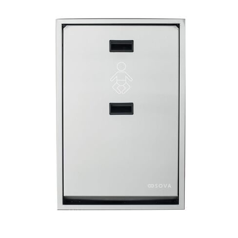 محطة تغيير حفاضات الأطفال من الفولاذ المقاوم للصدأ ذات التركيب العمودي بالكامل من ساميت in Kuwait