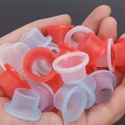 20pcs Silicone Faucet Gaskets 10/20/50 Pack Flexible Leak-Proof Sealing Rings Durable Design for Kitchen Sink and Bathroom Tap, Red in Saudi Arabia