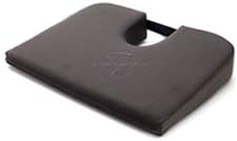 TUSH CUSH Home Office Orthopedic Large Computer Ergonomic Seat Cushion Original - Black Velour Fabric in Kuwait