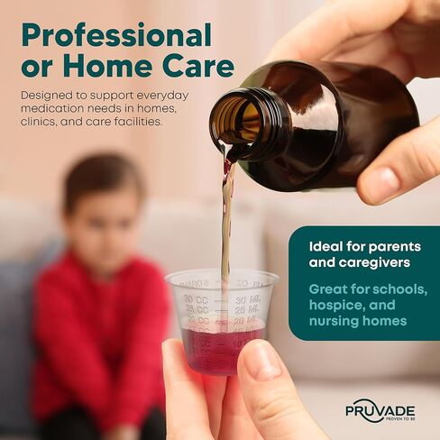 1000 عبوة 1 أونصة. أكواب طبية للاستعمال مرة واحدة مع خطوط جرعات متدرجة للحبوب أو السوائل، 1000 عبوة كبيرة، قياس جرعة واحدة للمنزل، والممرضة، والمستشفى، والرعاية الطبية |1000 عبوة in Kuwait