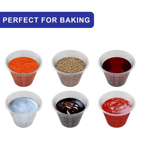 أكواب طبية متدرجة للاستعمال مرة واحدة، عبوة كبيرة مكونة من 2000 كوب، كوب قياس بلاستيكي صغير سعة 1 أونصة (30 مل) للأدوية السائلة والطلاء والإيبوكسي وحبوب منع الحمل والراتنج in Kuwait