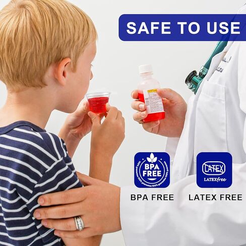 أكواب طبية متدرجة للاستعمال مرة واحدة، عبوة كبيرة مكونة من 2000 كوب، كوب قياس بلاستيكي صغير سعة 1 أونصة (30 مل) للأدوية السائلة والطلاء والإيبوكسي وحبوب منع الحمل والراتنج in Kuwait
