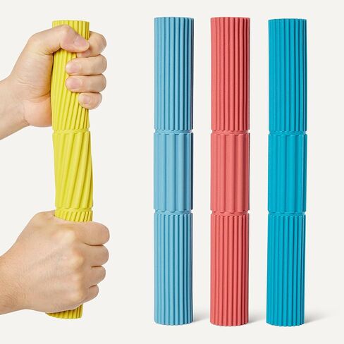 Amazon Basics Flexible Resistance Bar, Wrist and Forearm Strengthening Exercise Bars for Physical Therapy Training, Set of 4 in Saudi Arabia
