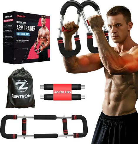 Twister Arm Trainer Adjustable Resistance (30–140 lbs) – Upper Body Strength Trainer for Chest, Arms & Grip, Portable Home Exercise Equipment for Men & Women in Saudi Arabia