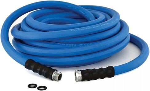 AG-LITE AL34150 3/4" x 150' Rubber Farm & Ranch Water Hose, Lightweight, 500 PSI, 50F to 190F Deg, Polyester Braided, Brass GHT Fittings, 4 Finger-Grip Bend Restrictor, Agriculture & Industrial Use in Saudi Arabia