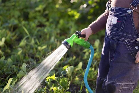 AG-LITE AL34150 3/4" x 150' Rubber Farm & Ranch Water Hose, Lightweight, 500 PSI, 50F to 190F Deg, Polyester Braided, Brass GHT Fittings, 4 Finger-Grip Bend Restrictor, Agriculture & Industrial Use in Saudi Arabia