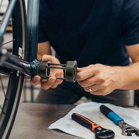 Mifoci American to European Bottom Bracket Adapter Black BB Metal Bike Bottom Bracket Conversion Kit in Kuwait