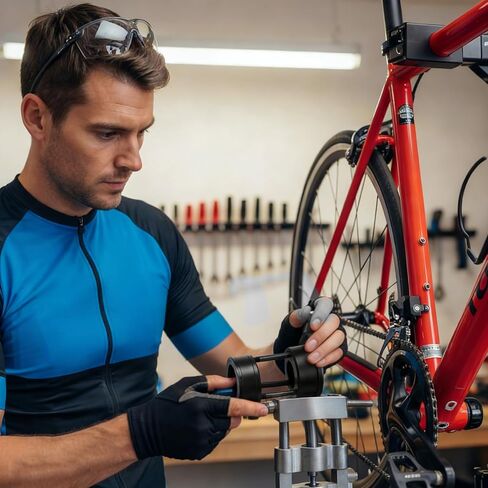 Mifoci American to European Bottom Bracket Adapter Black BB Metal Bike Bottom Bracket Conversion Kit in Kuwait