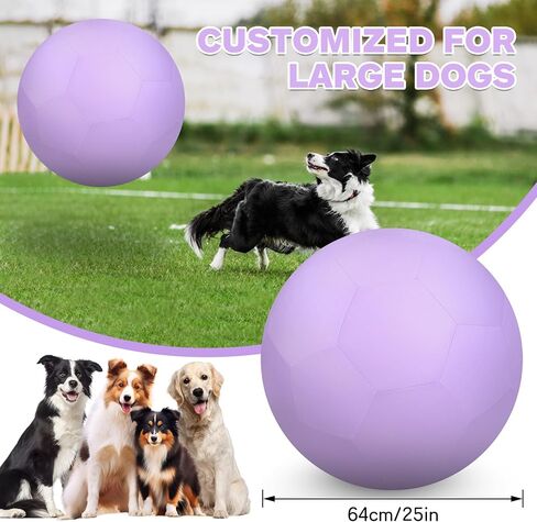 25 "كرة رعي للكلاب والخيول ، لعبة كلب مقاوم للماء متين ، كرة ثنائية للحيوانات الأليفة تفاعلية كبيرة للرياح الأسترالية ، كلاب الماشية ، كوليس ، وجميع سلالات الرعي (أرجواني) in Kuwait
