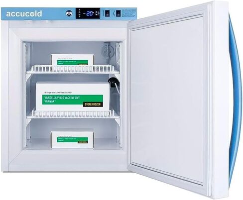 Accucold 19" Freezer, 1.4 cu.ft. Capacity, Pharmacy, Medication, Vaccine, Undercounter, Freestanding, -30°C to -10ºC Storage, White - AFZ1PV in Saudi Arabia