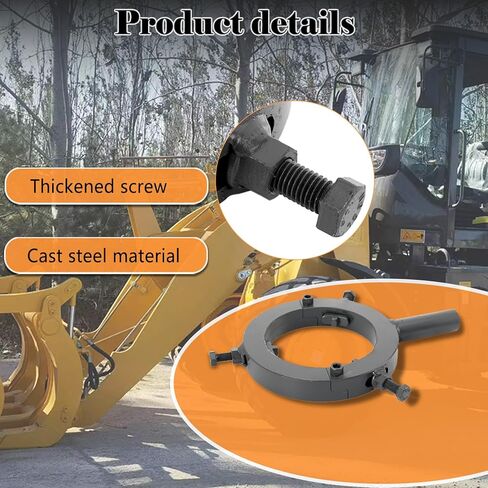 Hydraulic Cylinder Spanner Wrench, 3-Jaw Adjustable Gland Nut Wrench 130mm-170mm, Heavy Duty Alloy Steel Excavator Tool for Hydraulic Machinery, Forklift, Loader, Crane Repair in Kuwait