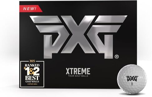 PXG Golf Xtreme Tour Golf Balls for Men, 12 Pack, 4 Sleeves in Kuwait