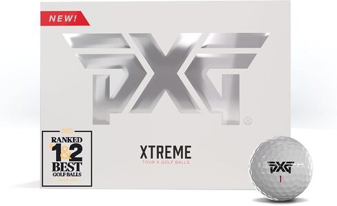 PXG Golf Xtreme Tour Golf Balls for Men, 12 Pack, 4 Sleeves in Saudi Arabia