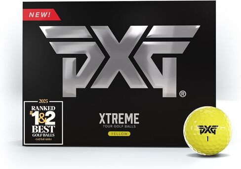 PXG Golf Xtreme Tour Golf Balls for Men, 12 Pack, 4 Sleeves in Saudi Arabia