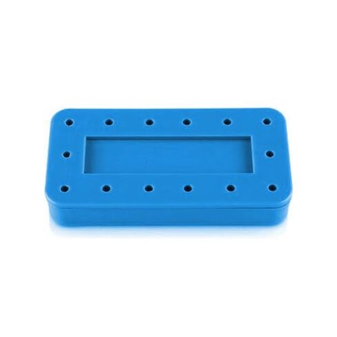 400BRS-2 14-Bur Rectangular Magnetic Block, Spectrum Blue, 3"x1.5"x0.5", Autoclavable, Single in Kuwait