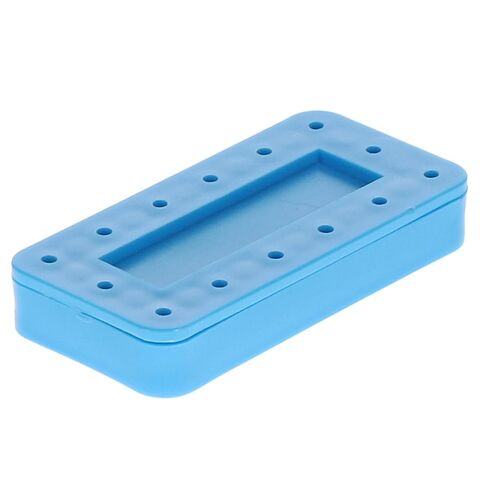 400BRS-2 14-Bur Rectangular Magnetic Block, Spectrum Blue, 3"x1.5"x0.5", Autoclavable, Single in Kuwait