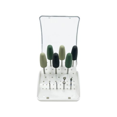محطة كتل بور الأسنان، YOUYA DENTAL 60 فتحة منظم حالة الأسنان بور قابل للتعقيم مع غطاء غطاء، منظم حامل الأزيز الأسنان لسرعة بطيئة عالية السرعة الأزيز الماس الأزيز الحفر أداة طبيب الأسنان in Saudi Arabia