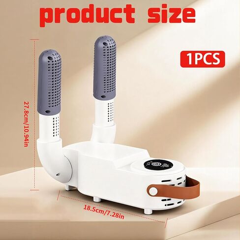 Boxing Gloves Dryer, 48°C Constant Temp Glove Dryer w/ 0-120 Min Timer, Fast MCH Heat, Dual Air Duct, Foldable Portable Gear Dryer for Boxing for Kids and Adults Effectively Eliminates Odors(White) in Kuwait