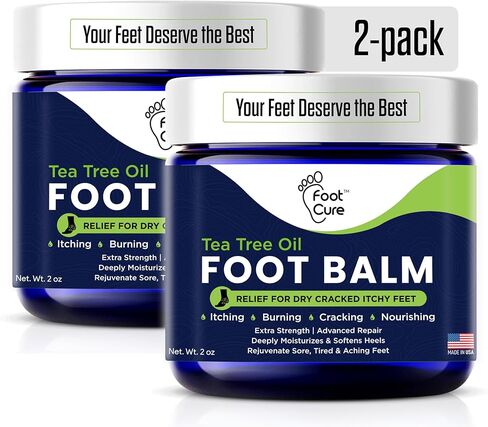 Antifungal Cream - For Itchy Feet and Skin Fungus Relief - Extra Strength Treatment for Athlete’s Foot, Ringworm, and Jock Itch. Moisturizer for Dry Cracked Feet infused with Tea Tree Oil Made in USA in Kuwait