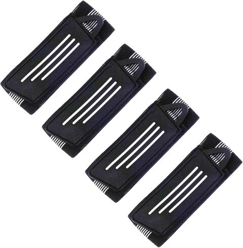 4 Pack Elastic Bike Bicycle Ankle Leg Riding Puttee Cycling Safety Bind Pant Bands Clip Strap Belt Fully Adjustable for Cycling, Jogging, Camping in Saudi Arabia