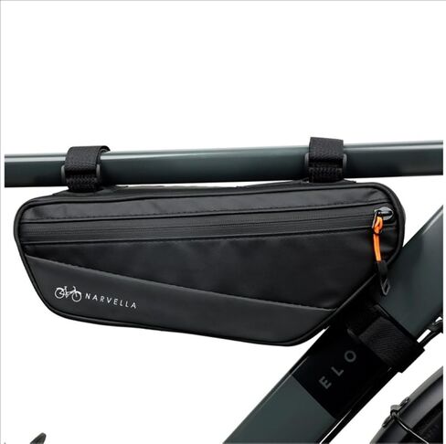 1.8L Bike Bicycle Frame Storage Bag with Tire pump & Bike Repair Kit – Waterproof Triangle Cycling Pouch with Pockets for Wallet, Phone, Tools, Keys for Adult Bikes, Mountain Bike, MTB in Saudi Arabia