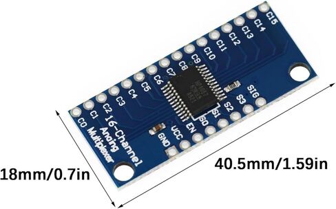 16 Channel Analog Multiplexer Fast Speed CMOS Low Power Wide Voltages 2V to 6V Signals Selectors Module in Saudi Arabia