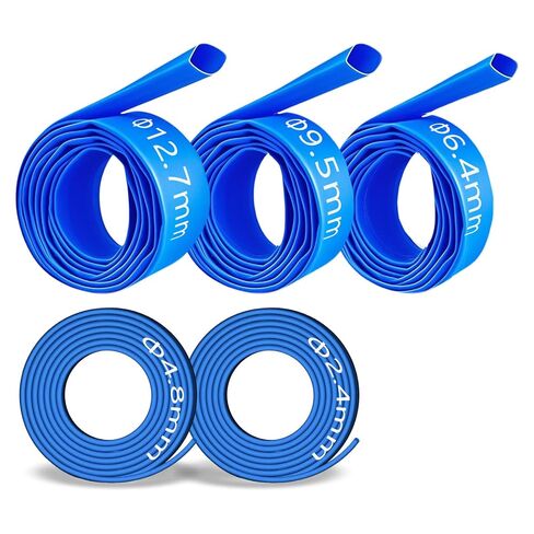 5-Size Heat Shrink Tubing Kit: 3:1 Adhesive Lined, Marine Grade Waterproof, Insulated Sealed, Oil-Proof & Wear-Resistant, 10-Foot Total Length - for Home Use & Industrial Applications (White) in Kuwait