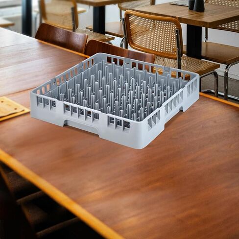 Commercial Dish Rack Polypropylene Peg Rack Without Extender (Gray, 64 Thron) in Saudi Arabia