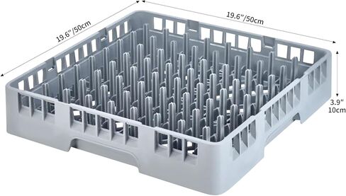 Commercial Dish Rack Polypropylene Peg Rack Without Extender (Gray, 64 Thron) in Saudi Arabia