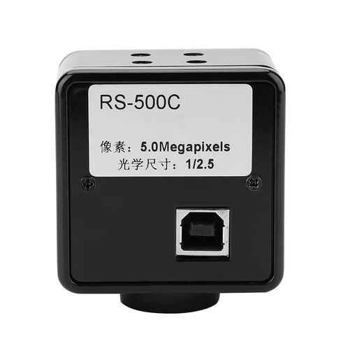 كاميرا مجهر USB Kikumi 5MP محرك كاميرا عدسة صناعية مع محول 0.5X CCD in Kuwait