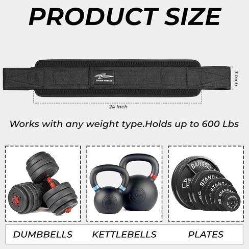 Hip Thrust Belt - Heavy duty, Comfortable, Adjustable Glute Trainer with Anti-Slip Pads. Ideal for Home Workouts with Dumbbells, Kettlebells, Plates. Extra Padding for Gym and Home Fitness hold up to 600 lbs - Black in Saudi Arabia