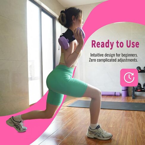 Pro Portable Hip Thrust Belt - Premium Booty Builder for Dumbbell & Kettlebell Workouts | Gym, Home & Travel Glute Trainer | Lightweight & Foldable Design | Attached is a Velcro badge |Slip-Resistant Padding for Hip Protection (Black) in Saudi Arabia