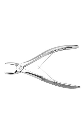 Angled Jaw Veterinary Extraction Forceps 12.5cm - Durable Stainless Steel Dental Extraction Tool for Pets & Animals in Kuwait