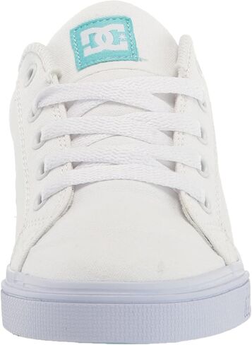 DC Unisex-Child Chelsea Youth Skate Shoe, White/Mint Julip, 12 US Little Kid in Saudi Arabia