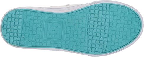 DC Unisex-Child Chelsea Youth Skate Shoe, White/Mint Julip, 12 US Little Kid in Saudi Arabia