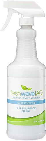 Fresh Wave IAQ Commercial Odor Eliminating Air & Surface Spray with Trigger, 32 Fl. Oz. | Safer Odor Relief | Natural Plant-Based Odor Eliminator | Odor Absorber for Home or Commercial Areas in Kuwait