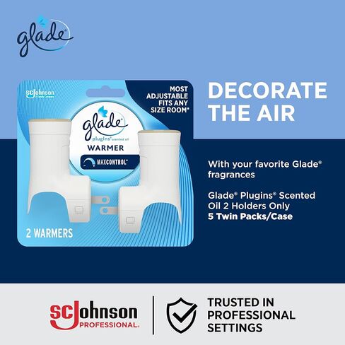 SC Johnson Professional Glade PlugIns Pack for Scented Oil Refills, 2 Holders x 5 Case, 10 Total Holders for Small Business Use in Saudi Arabia
